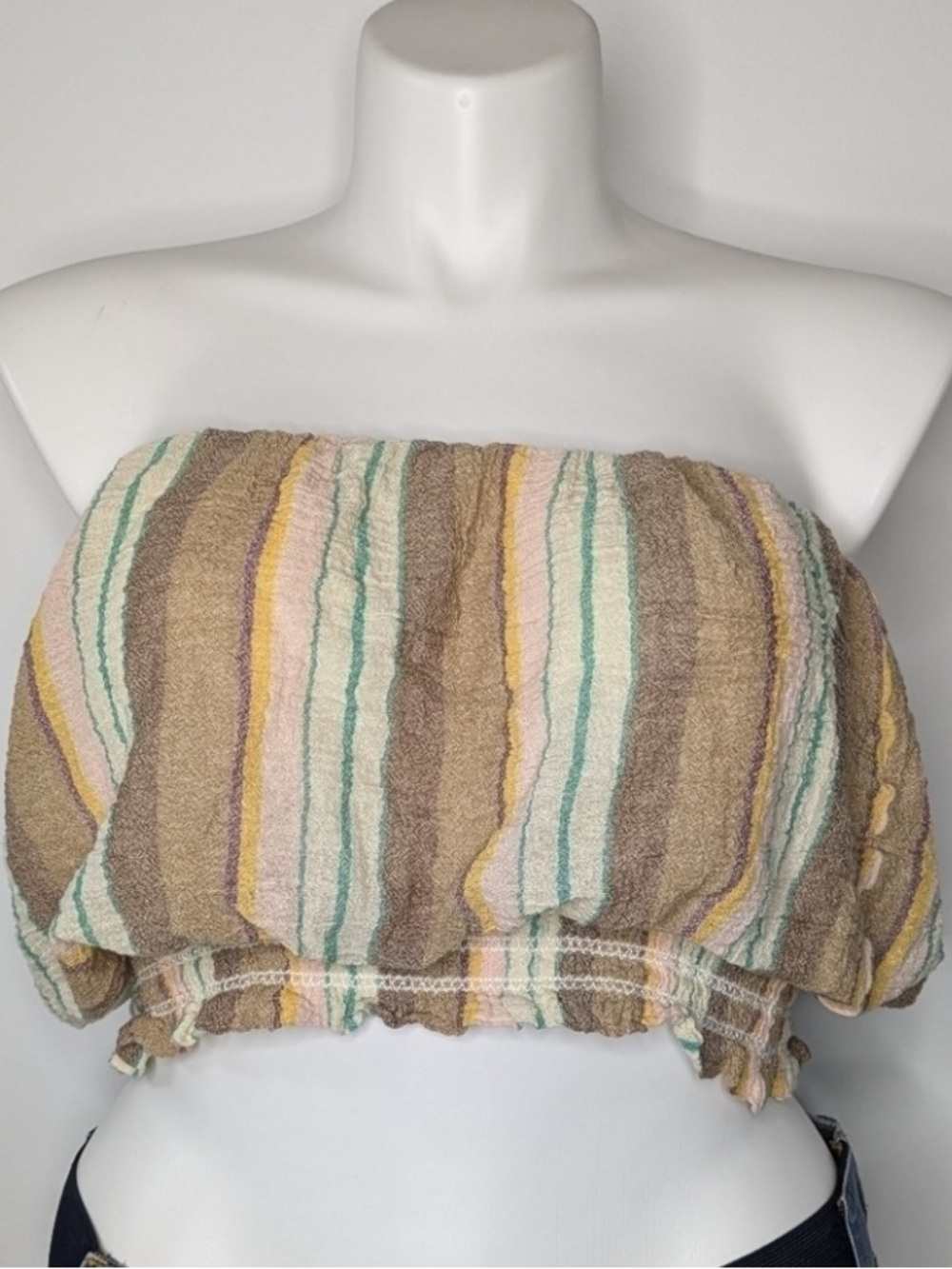🌴FREE PEOPLE 🌴CABANA STRIPE TUBE TOP🌴